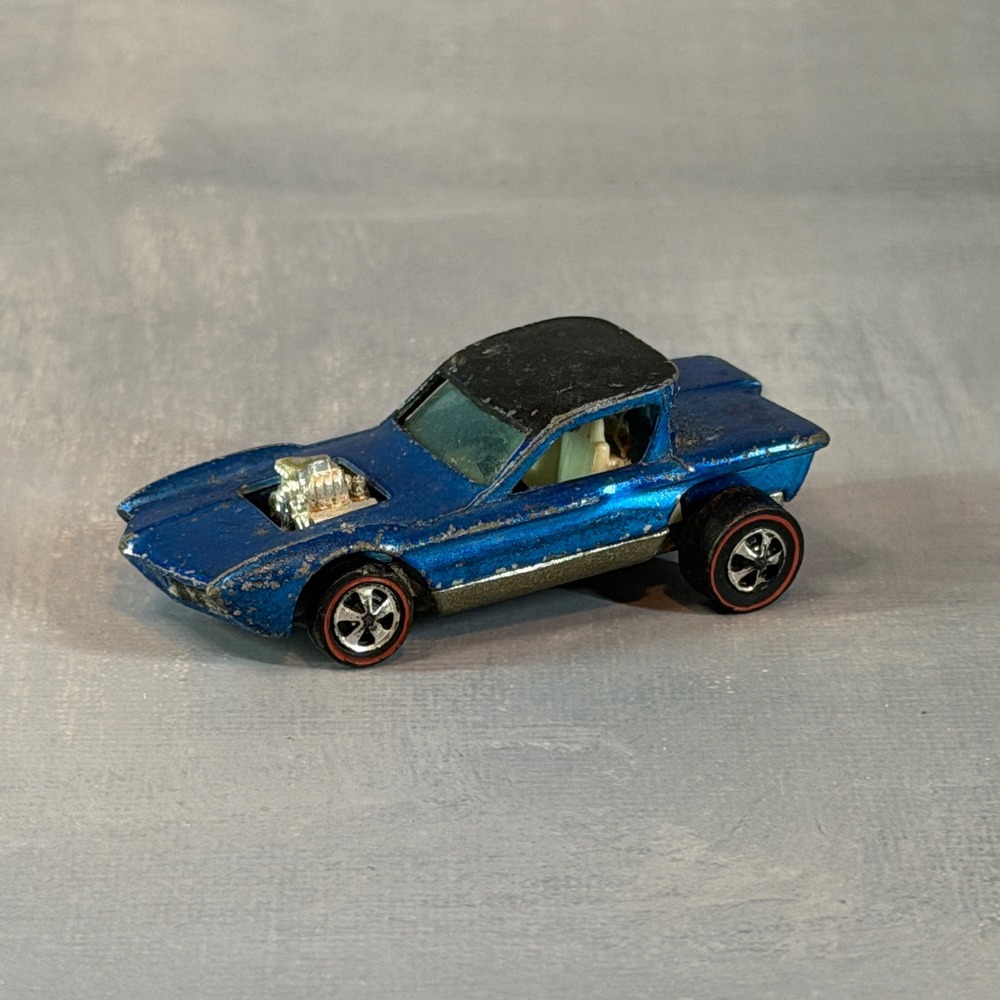 Hot Wheels Redline Python 1967 Blue Spectraflame Hong Kong Diecast Car